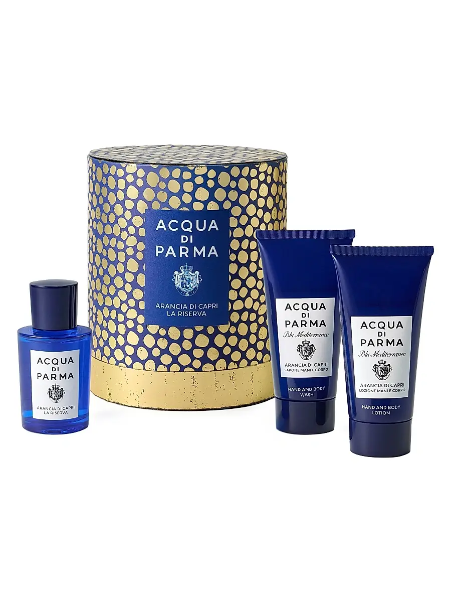 Acqua di Parma Arancia Di Capri La Riserva 3-Piece Gift Set | Image 1 Acqua di Parma Arancia Di Capri La Riserva 3-Piece Gift Set | Image 1