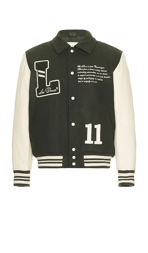 Les Deux Les Deux Varsity Wool Jacket