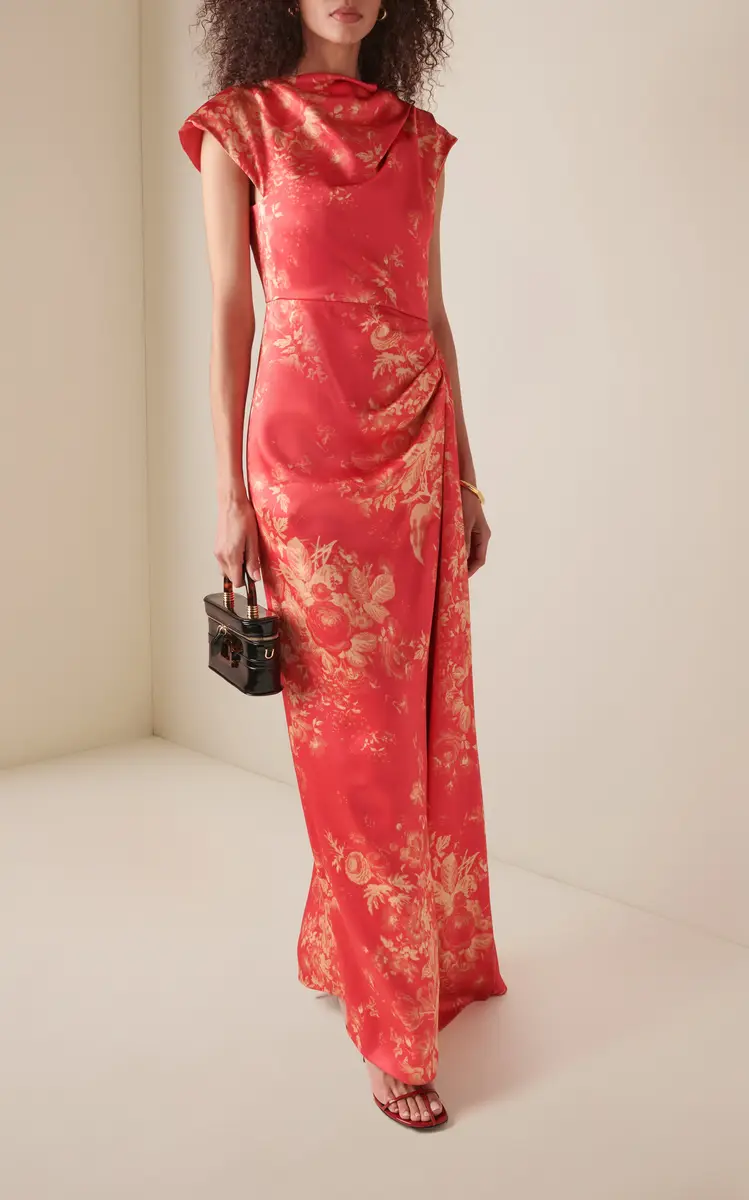Erdem Floral Duchess Gown | Thumbnail 3 Erdem Floral Duchess Gown | Thumbnail 3