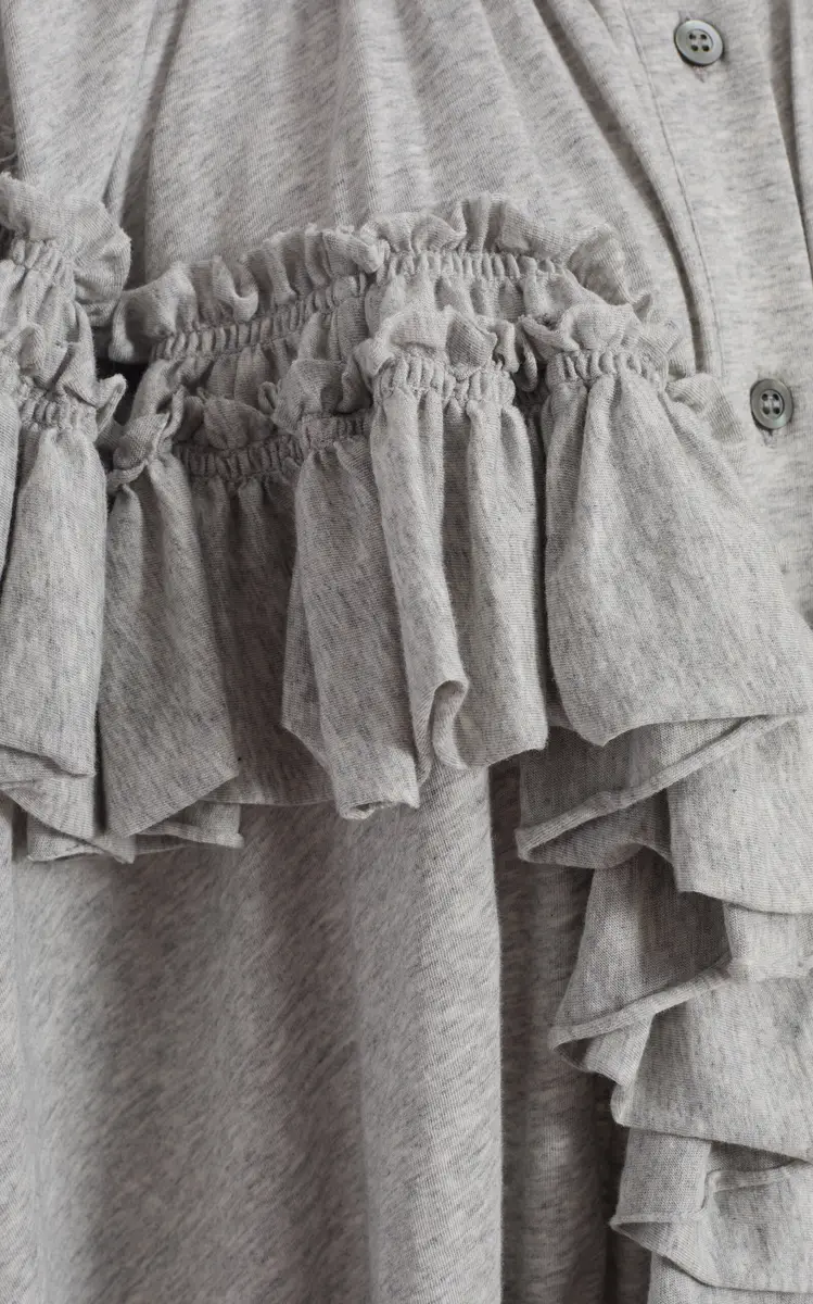 Dries Van Noten Hunver Ruffled Cotton-Jersey Top | Thumbnail 3 Dries Van Noten Hunver Ruffled Cotton-Jersey Top | Thumbnail 3