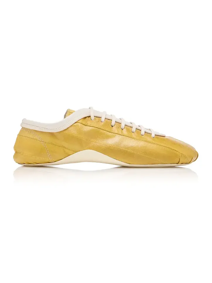 Dries Van Noten Leather Ballerina Sneaker