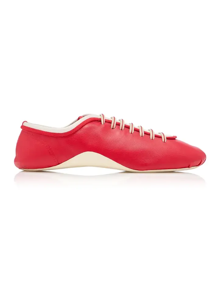 Dries Van Noten Leather Ballerina Sneaker