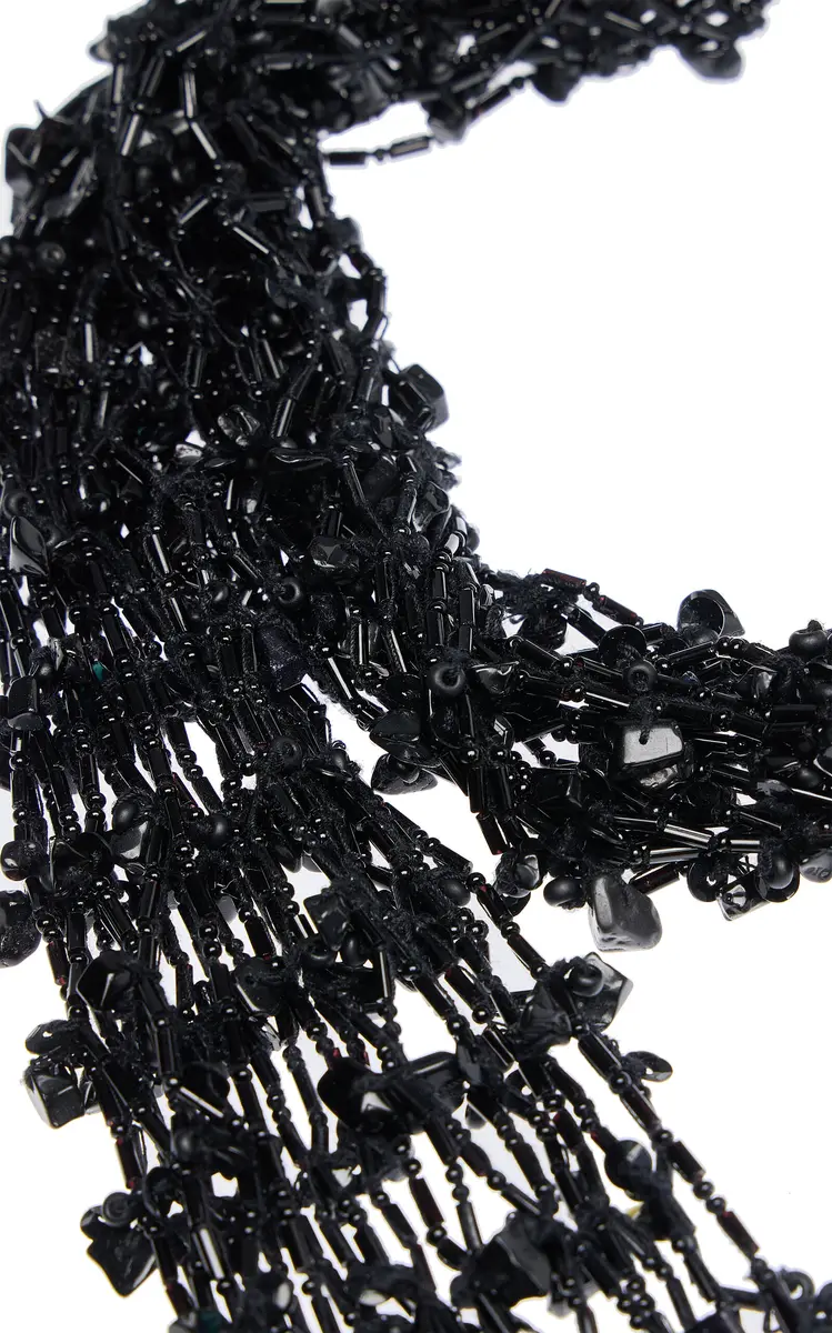 Dries Van Noten Handmade Beaded Scarf Necklace | Thumbnail 3 Dries Van Noten Handmade Beaded Scarf Necklace | Thumbnail 3