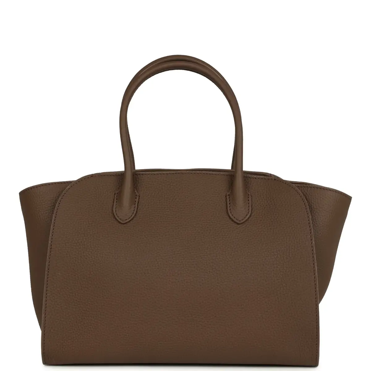 The Row The Row Marlo 12 Tote Bag Dark Olive Calfskin Silver Hardware | Thumbnail 4 The Row The Row Marlo 12 Tote Bag Dark Olive Calfskin Silver Hardware | Thumbnail 4