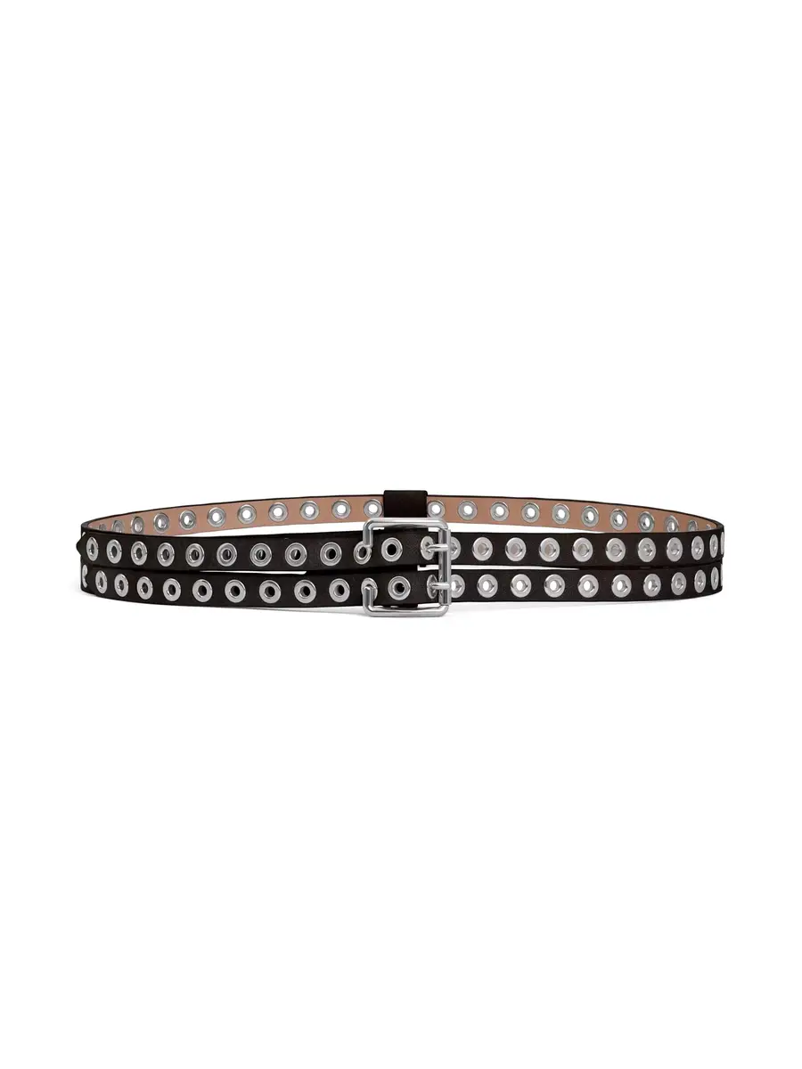 Alaïa Nubuck Double Biker Belt | Image 1 Alaïa Nubuck Double Biker Belt | Image 1