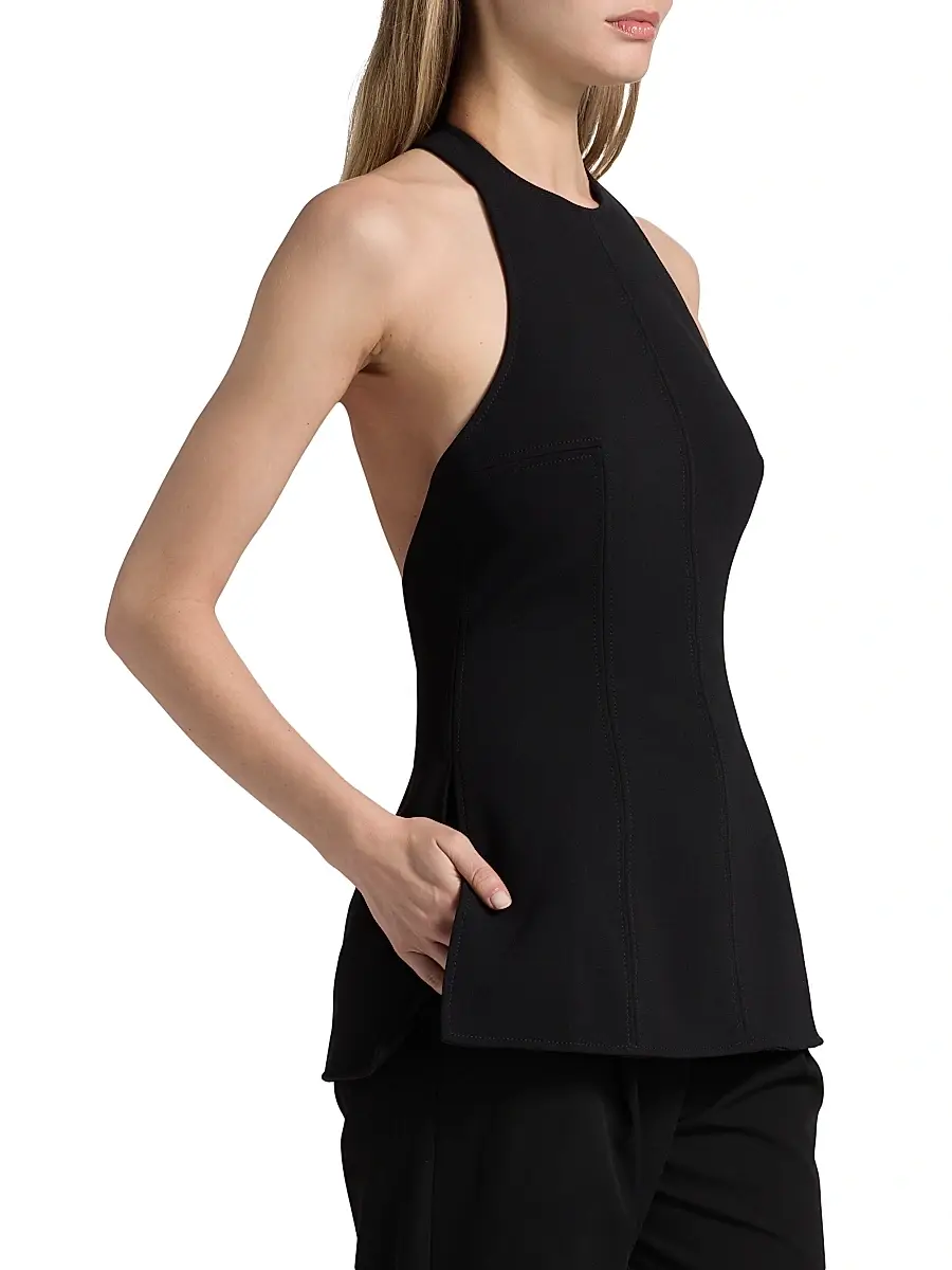 ACLER Women's Hawick Fit-And-Flare Halterneck Top | Thumbnail 4 ACLER Women's Hawick Fit-And-Flare Halterneck Top | Thumbnail 4