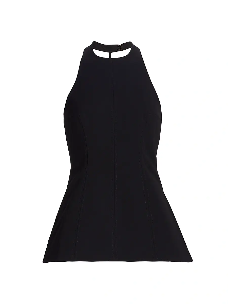 ACLER Women's Hawick Fit-And-Flare Halterneck Top
