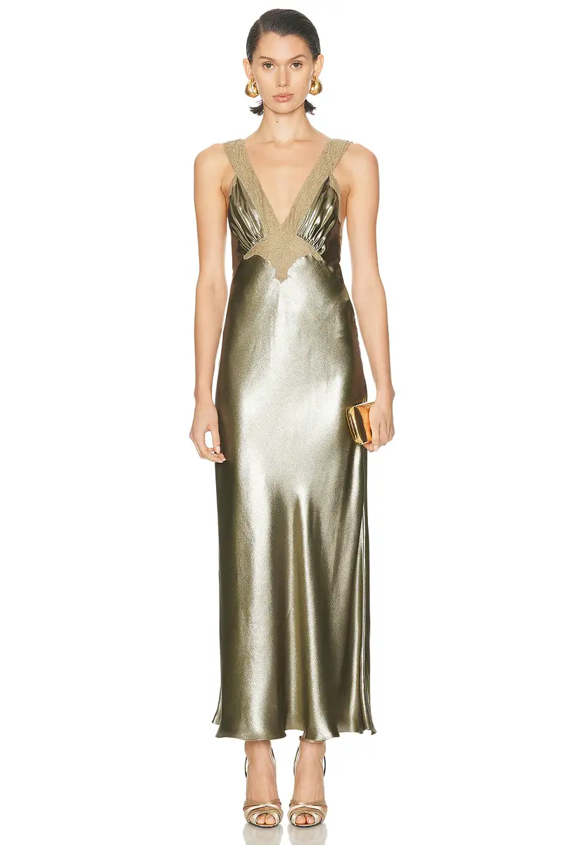 Saint Laurent Long Dress | Thumbnail 1 Saint Laurent Long Dress | Thumbnail 1