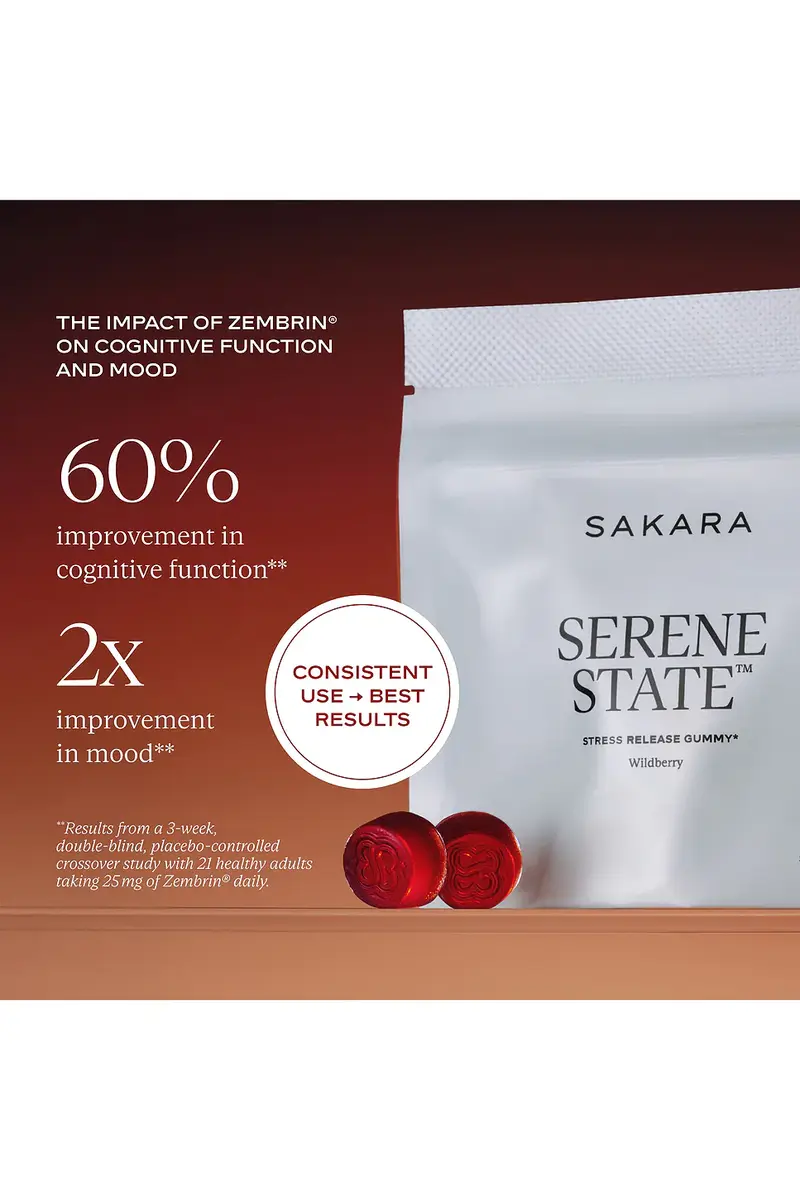 Sakara Serene State Stress Release Gummy. | Thumbnail 5