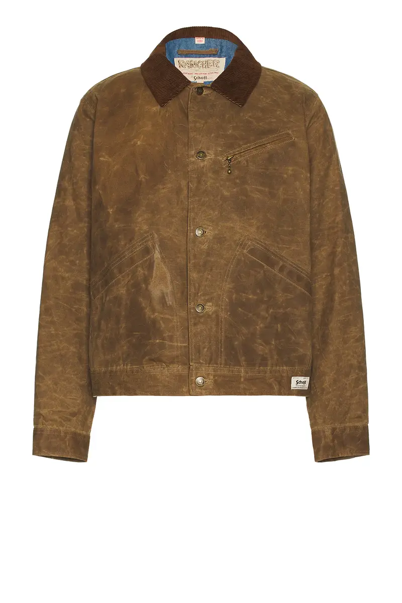 SCHOTT Waxed Cotton Mechanic Jacket | Thumbnail 3
