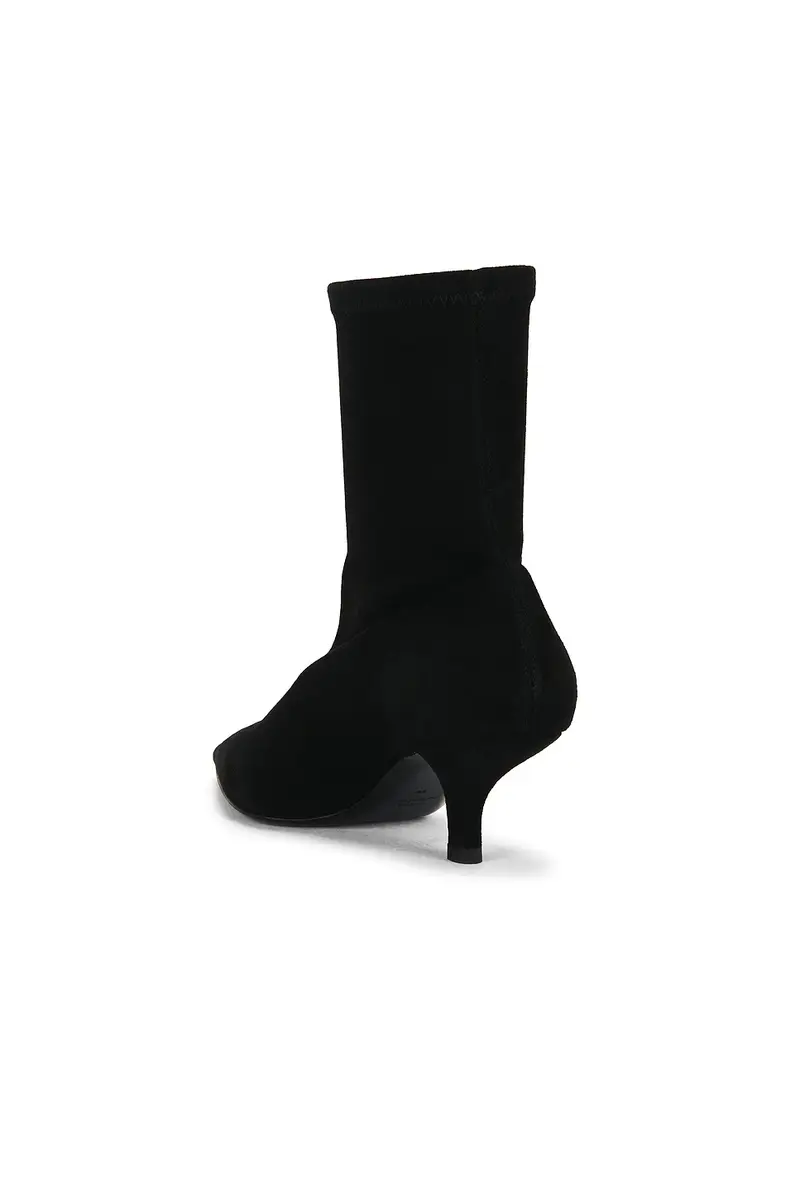 TOTEME Suede Heeled Sock Boot | Thumbnail 3 TOTEME Suede Heeled Sock Boot | Thumbnail 3