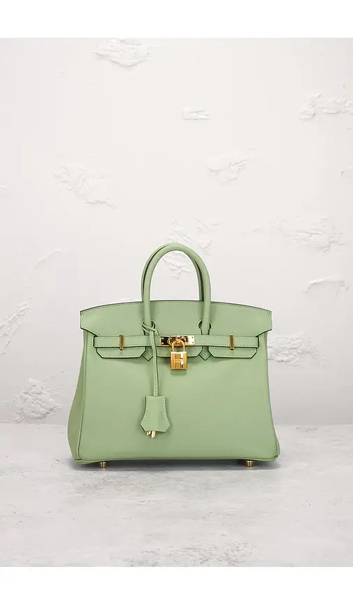 HERMÈS Hermes Veau Swift Birkin 25 Retourne Handbag | Thumbnail 2