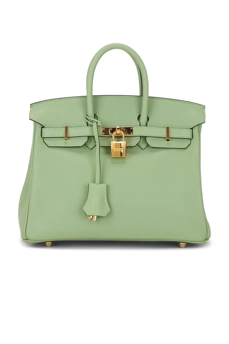 HERMÈS Hermes Veau Swift Birkin 25 Retourne Handbag | Thumbnail 3