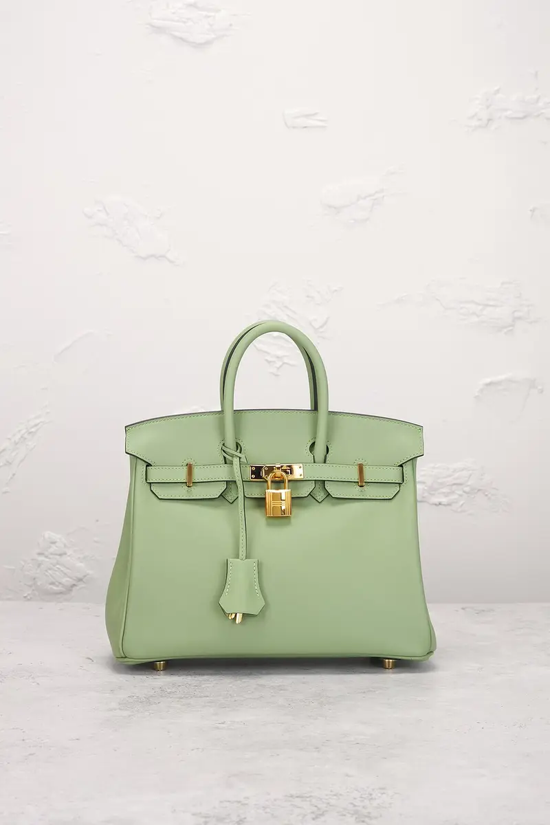 HERMÈS Hermes Veau Swift Birkin 25 Retourne Handbag | Thumbnail 4