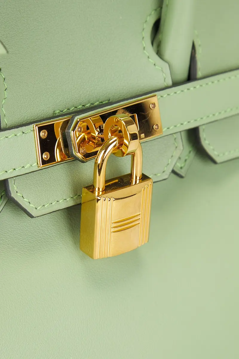 HERMÈS Hermes Veau Swift Birkin 25 Retourne Handbag | Thumbnail 7