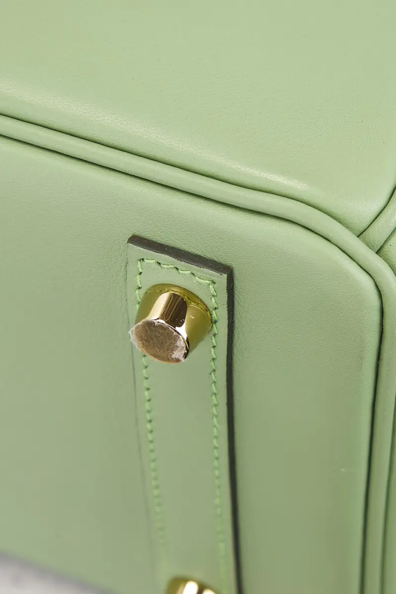 HERMÈS Hermes Veau Swift Birkin 25 Retourne Handbag | Thumbnail 9