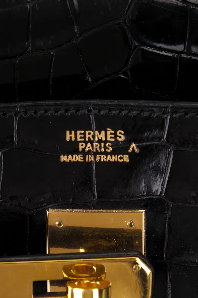 HERMÈS Shiny Porosus Crocodile Birkin 35 Handbag | Thumbnail 8