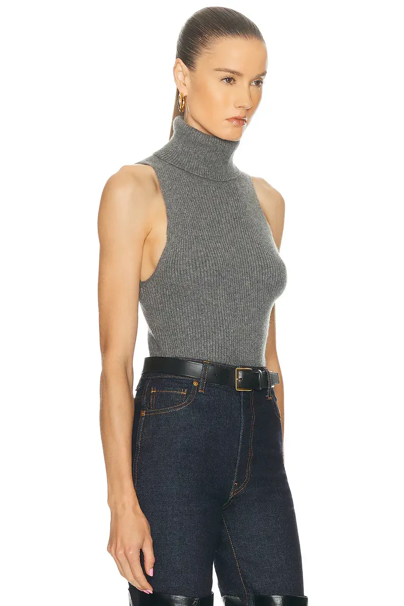 ENZA COSTA Knit Cashmere Sleeveless Top | Thumbnail 2