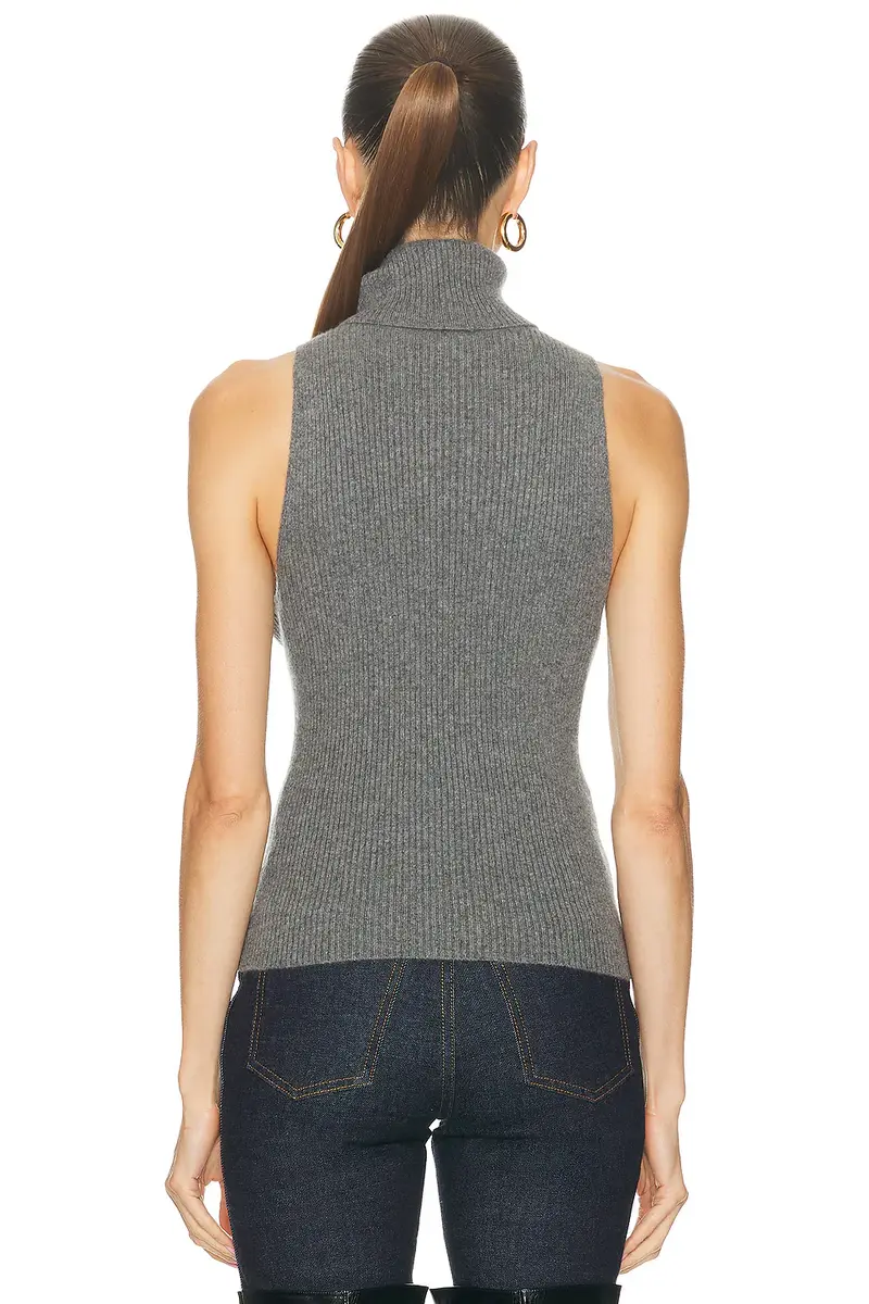ENZA COSTA Knit Cashmere Sleeveless Top | Thumbnail 3 ENZA COSTA Knit Cashmere Sleeveless Top | Thumbnail 3