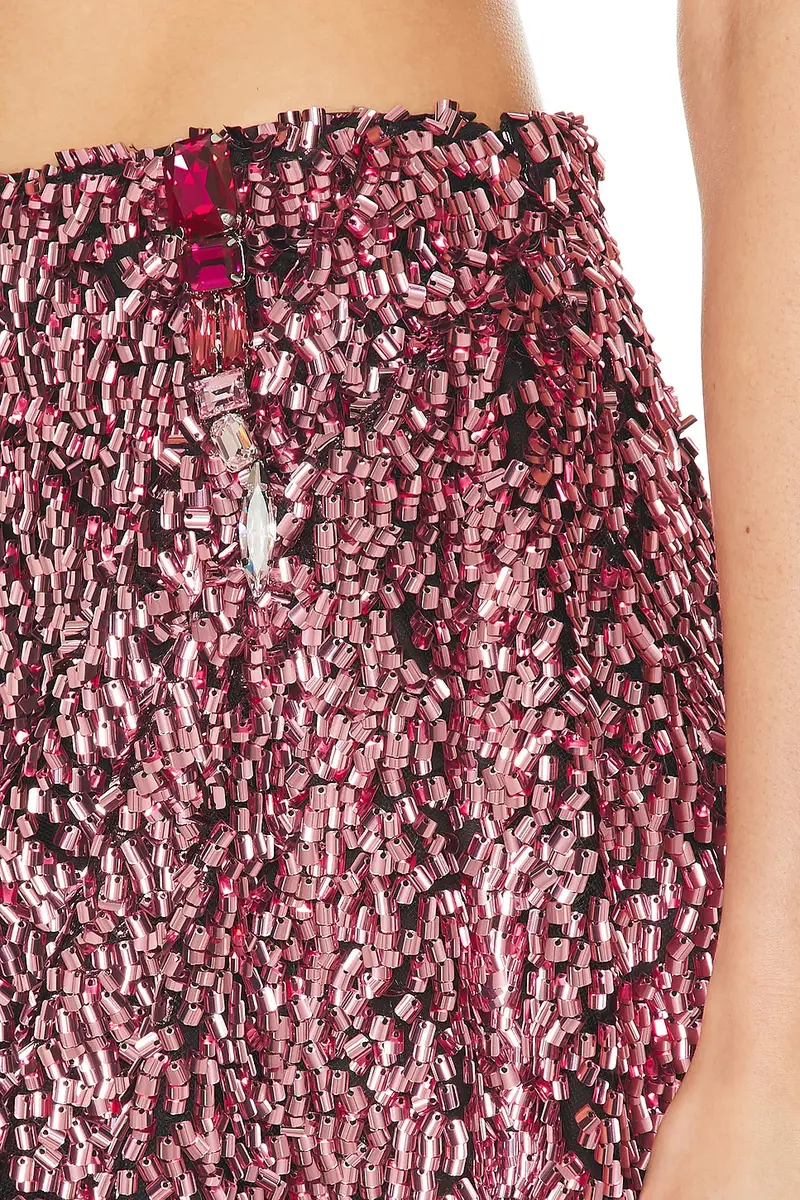 AREA Sequin Mini Skirt | Thumbnail 8