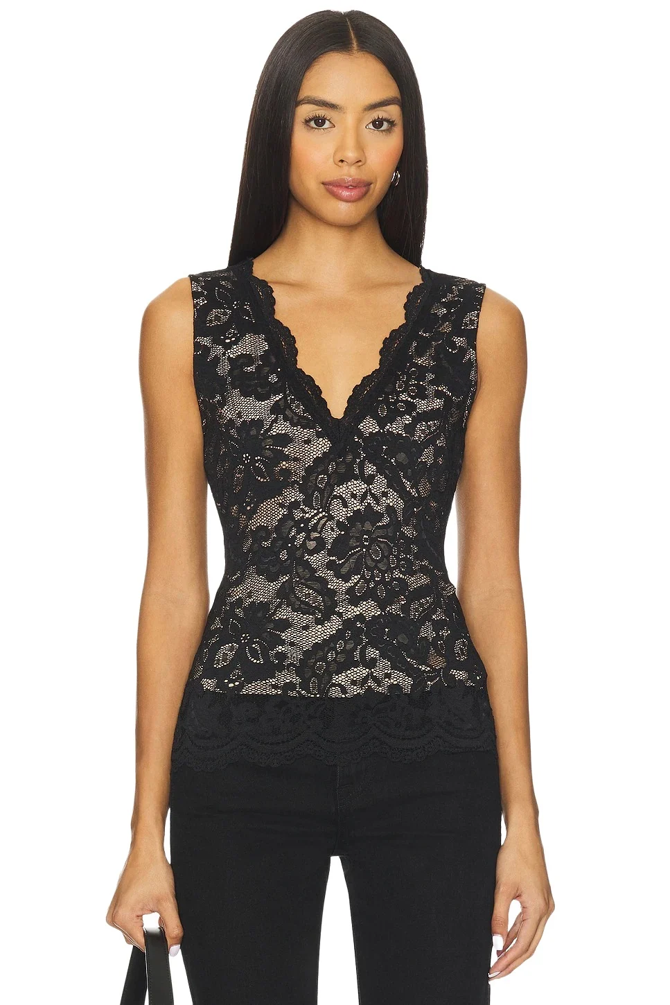 Generation Love Leila Stretch Lace Top