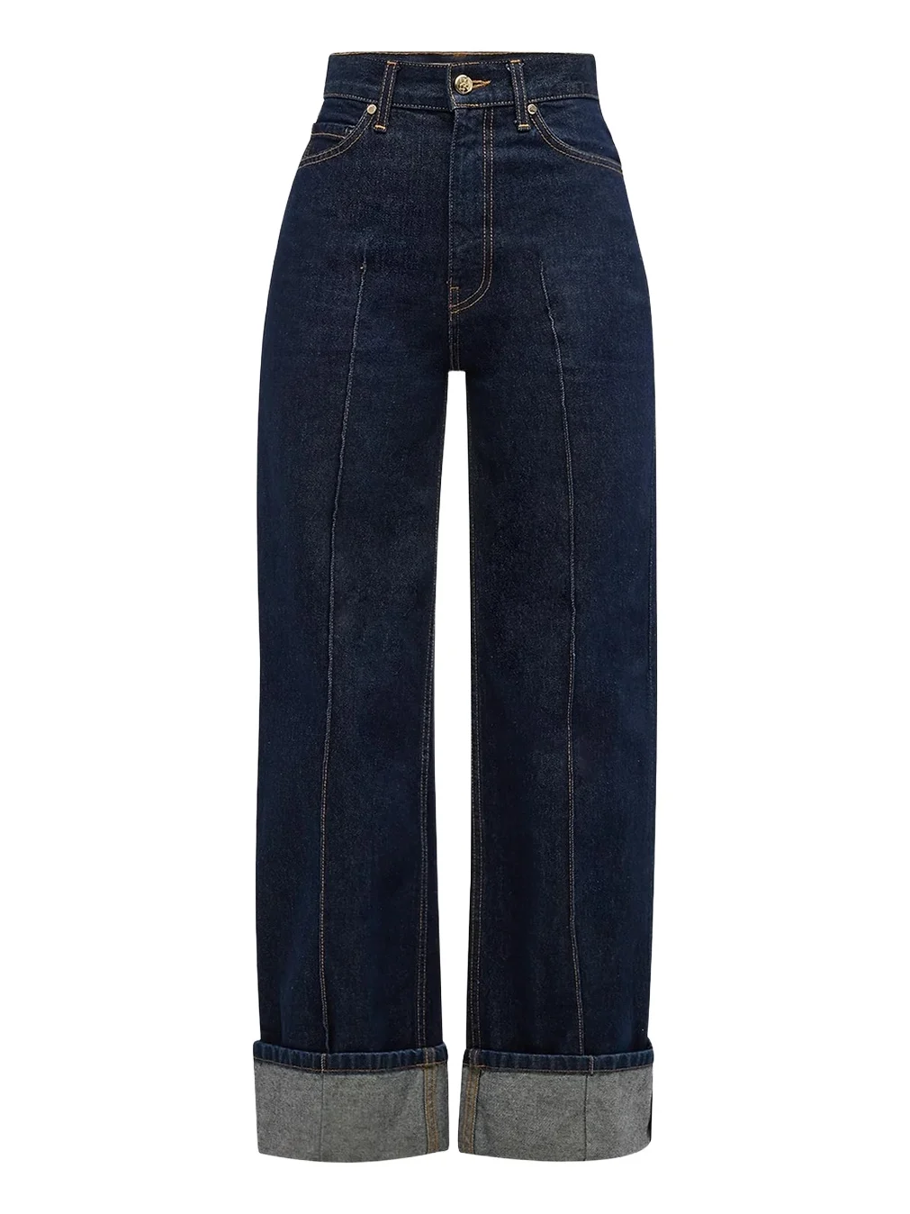 Women's Genevieve High-Rise Wide-Leg Jeans
