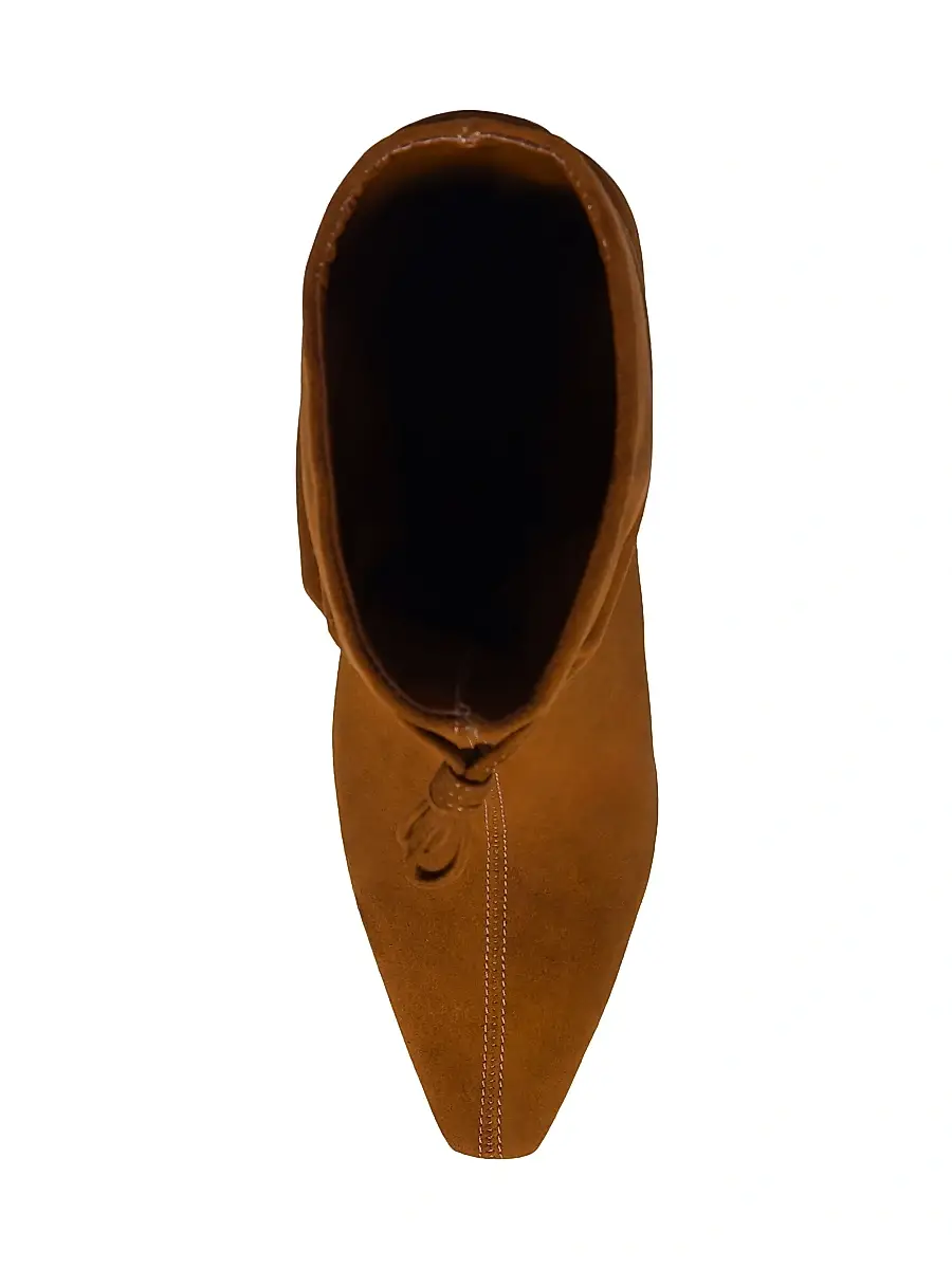 Bernardo 1946 Women's Mazzi 57MM Scrunch Suede Booties | Thumbnail 3 Bernardo 1946 Women's Mazzi 57MM Scrunch Suede Booties | Thumbnail 3