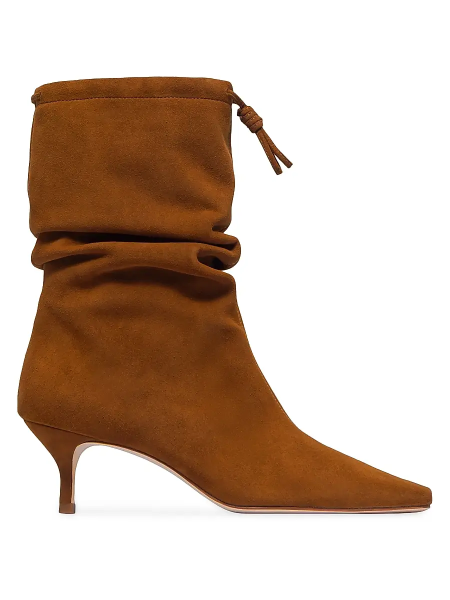 Bernardo 1946 Women's Mazzi 57MM Scrunch Suede Booties