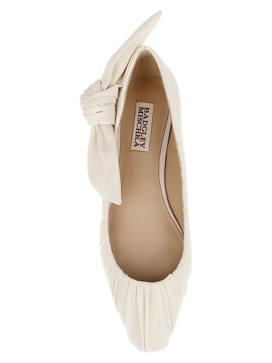 BADGLEY MISCHKA Women's Valyn Satin Ballet Flats | Thumbnail 5