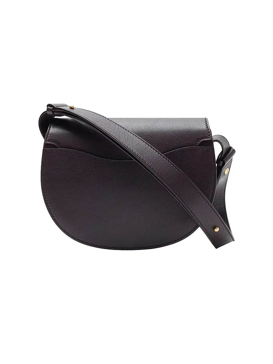 Burberry Women's Bridle Leather Crossbody Saddle Bag - Rubus | Thumbnail 5 Burberry Women's Bridle Leather Crossbody Saddle Bag - Rubus | Thumbnail 5
