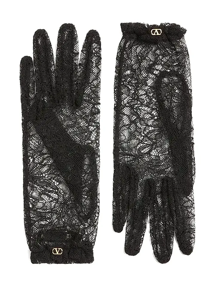 Valentino Women's Vlogo Signature Lace Gloves