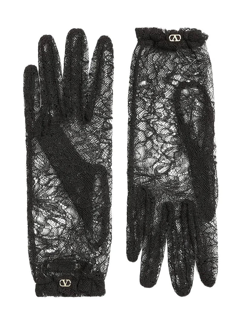 Valentino Women's Vlogo Signature Lace Gloves