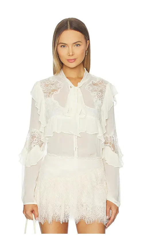 LoveShackFancy Farah Top | Image 1 LoveShackFancy Farah Top | Image 1