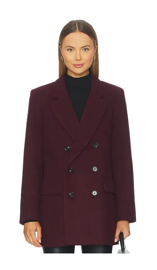 Pistola Emory Short Double Breasted Wool Coat | Thumbnail 2 Pistola Emory Short Double Breasted Wool Coat | Thumbnail 2