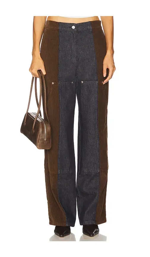 Moschino Jeans Mid Rise Straight Leg Jeans