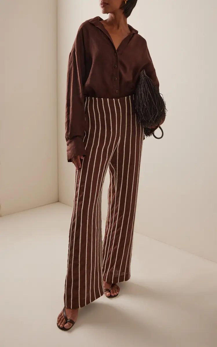 ANDRES OTALORA Tuyo Linen Wide-Leg Pants | Thumbnail 2 ANDRES OTALORA Tuyo Linen Wide-Leg Pants | Thumbnail 2