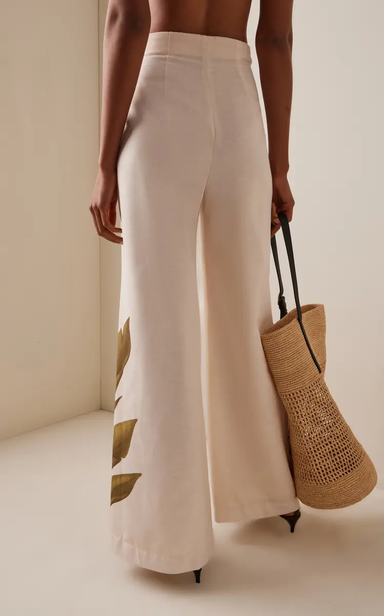 Andres Otalora Ritmica Printed Linen Wide-Leg Pants | Thumbnail 4 Andres Otalora Ritmica Printed Linen Wide-Leg Pants | Thumbnail 4