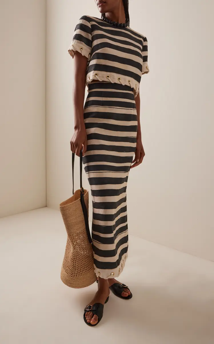 Zimmermann Rebellion Striped Linen Rope Top | Thumbnail 3 Zimmermann Rebellion Striped Linen Rope Top | Thumbnail 3