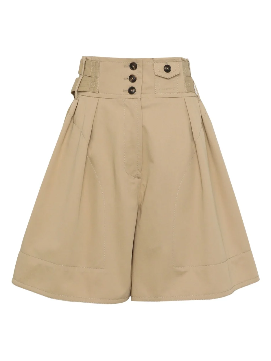 Zimmermann Rebellion Cotton Cargo Shorts
