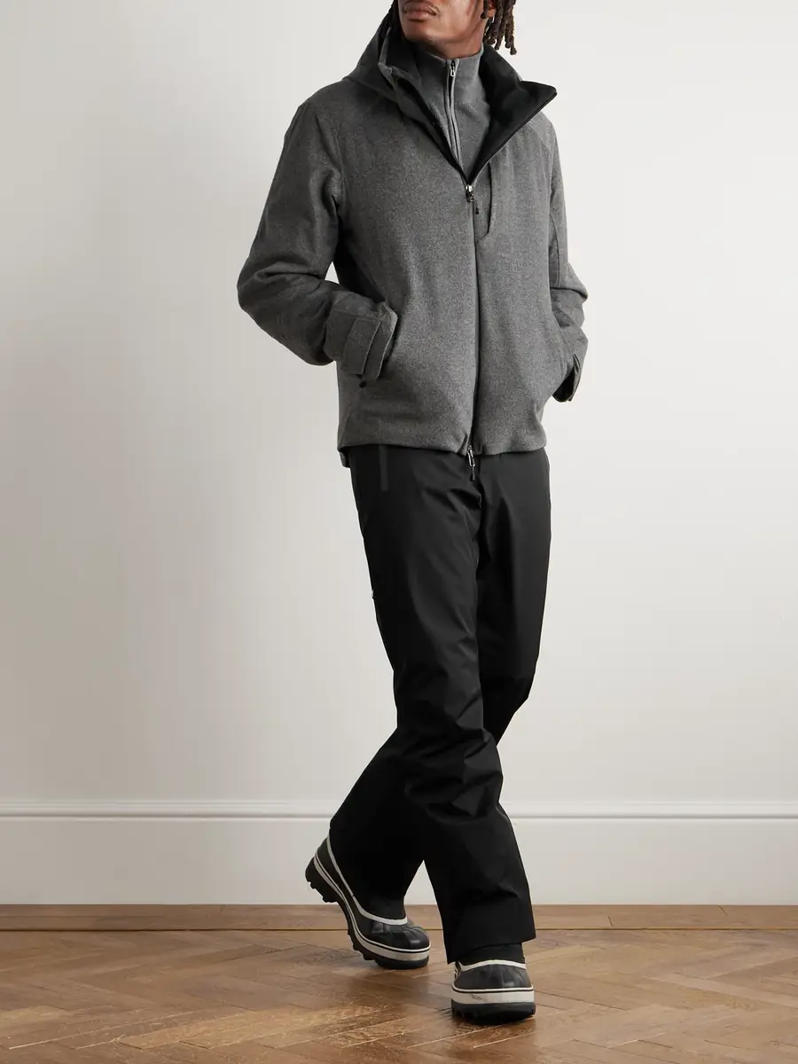 Sease Balma 2.0 Padded Coated-Cashmere Hooded Jacket - Men | Thumbnail 2