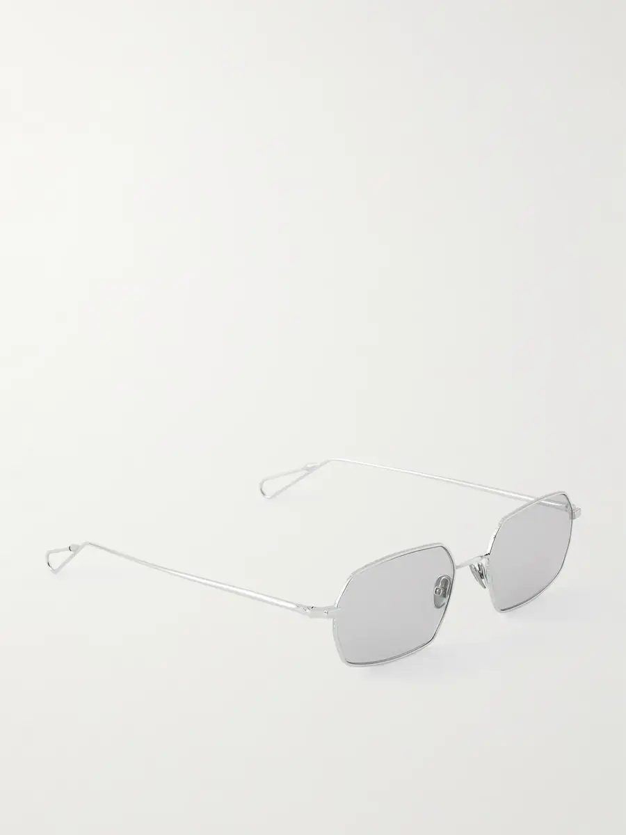 AHLEM Colisee Rectangular-Frame Silver-Tone Sunglasses - Men | Thumbnail 4 AHLEM Colisee Rectangular-Frame Silver-Tone Sunglasses - Men | Thumbnail 4