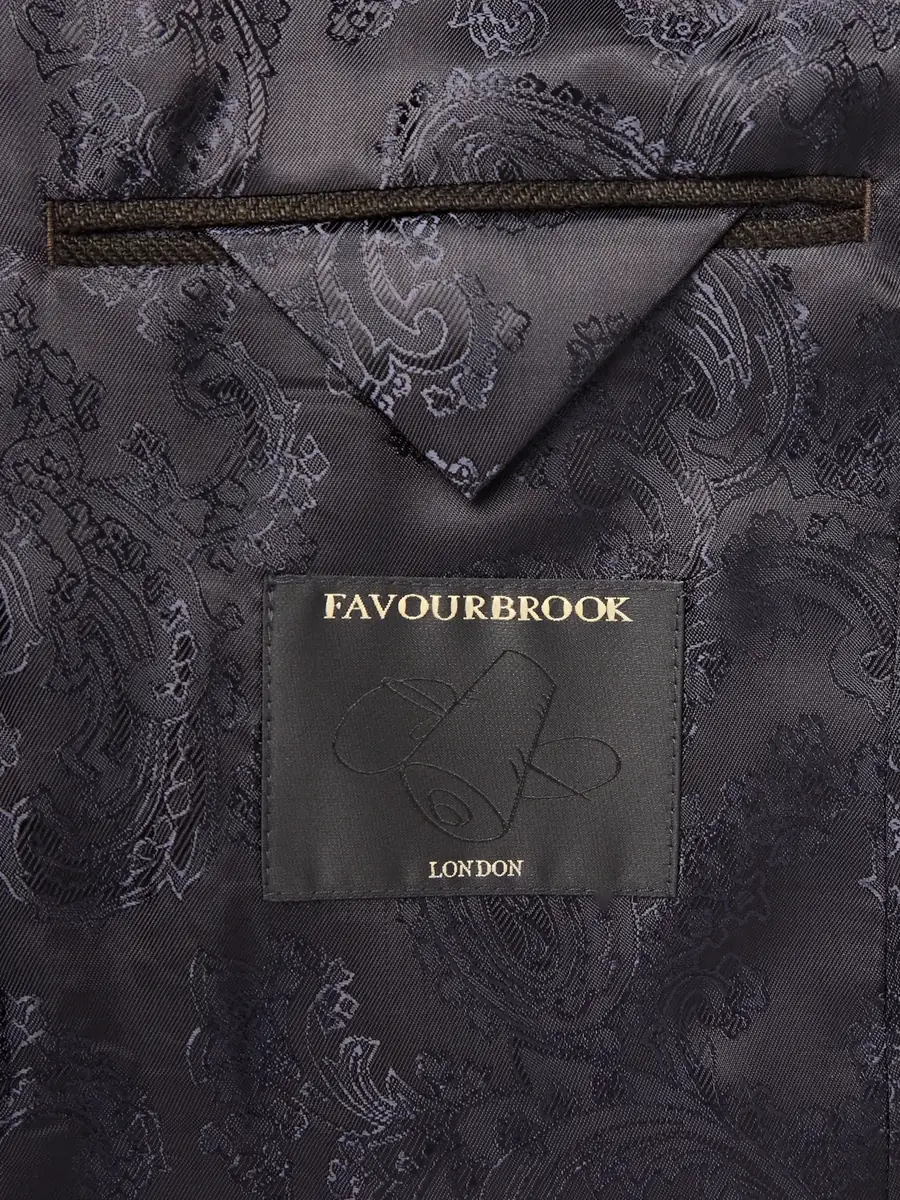 Favourbrook Randwick Slim-Fit Faille-Trimmed Herringbone Linen and Silk-Blend Tuxedo Jacket - Men | Thumbnail 5 Favourbrook Randwick Slim-Fit Faille-Trimmed Herringbone Linen and Silk-Blend Tuxedo Jacket - Men | Thumbnail 5
