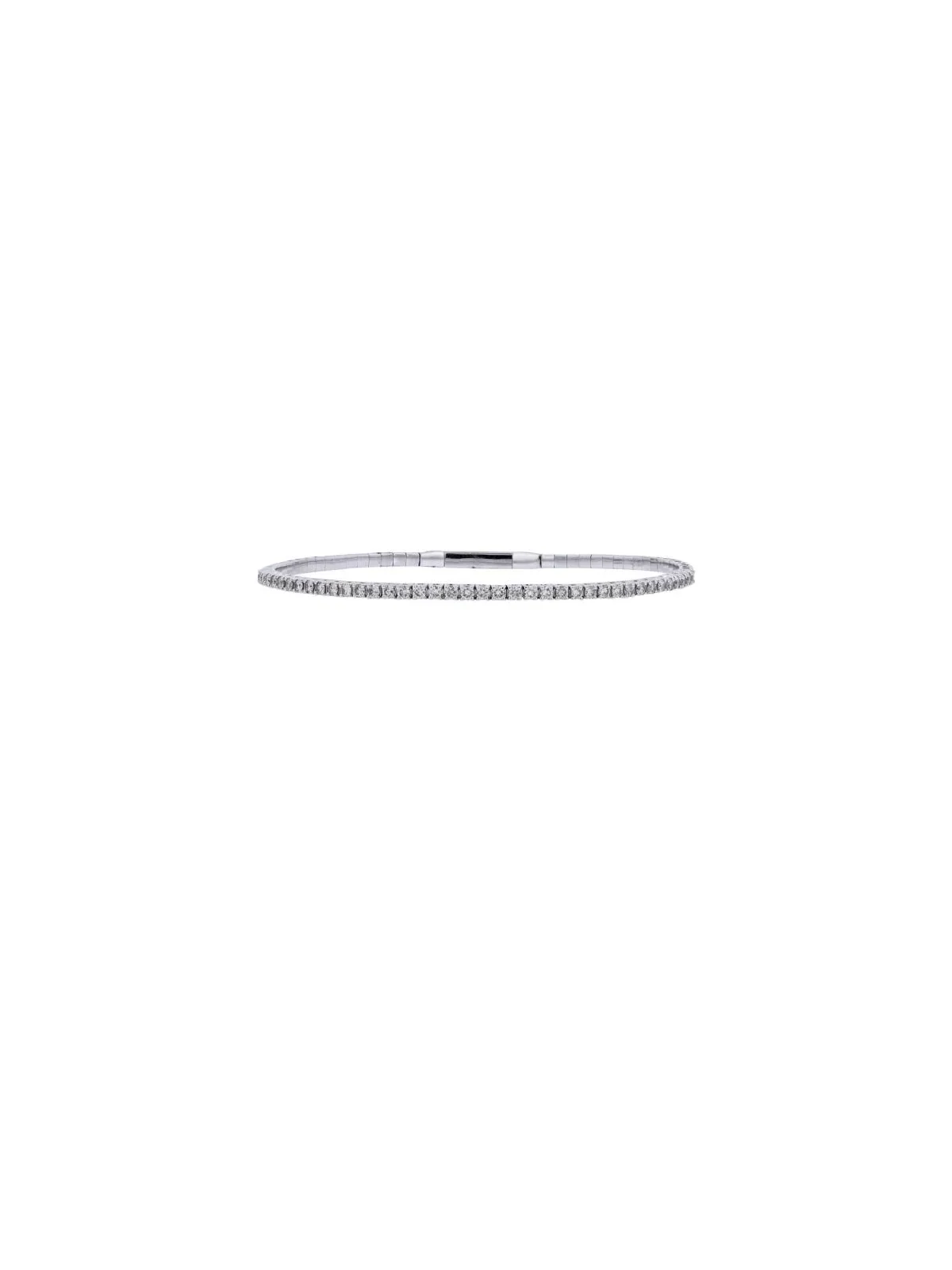 1.0ct Diamond 14K Gold Tennis Necklace
