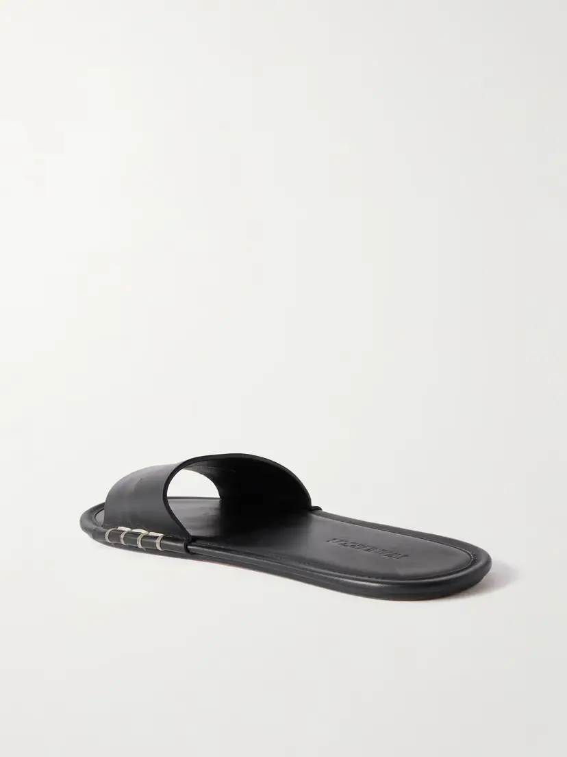 JW Anderson Loafer Leather Slides | Thumbnail 3 JW Anderson Loafer Leather Slides | Thumbnail 3