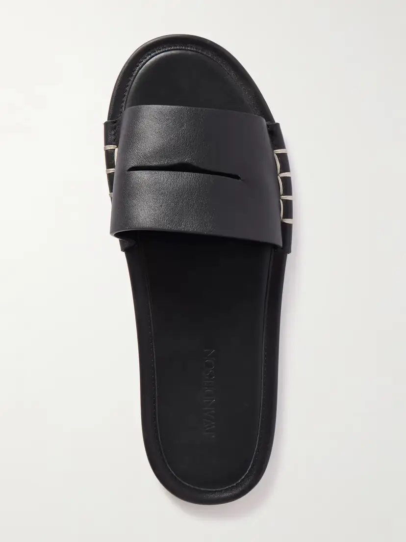 JW Anderson Loafer Leather Slides | Thumbnail 5 JW Anderson Loafer Leather Slides | Thumbnail 5