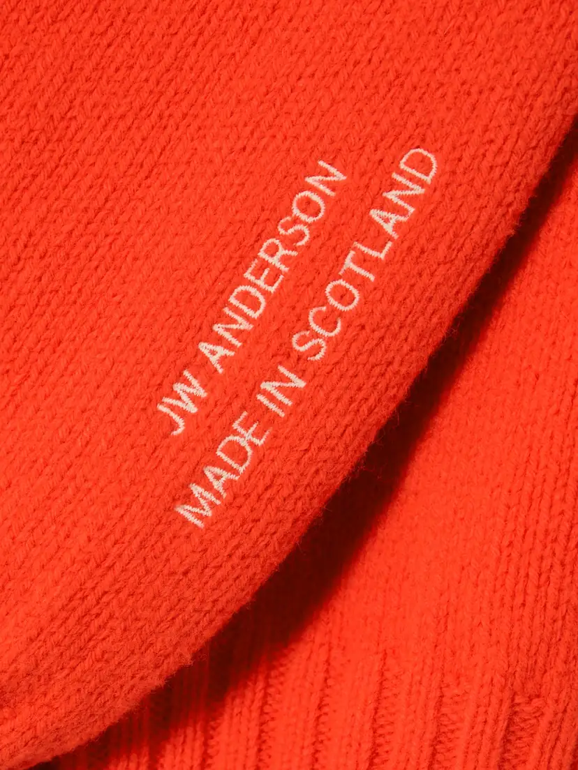 JW Anderson Embroidered Merino Wool Turtleneck Sweater | Thumbnail 4 JW Anderson Embroidered Merino Wool Turtleneck Sweater | Thumbnail 4