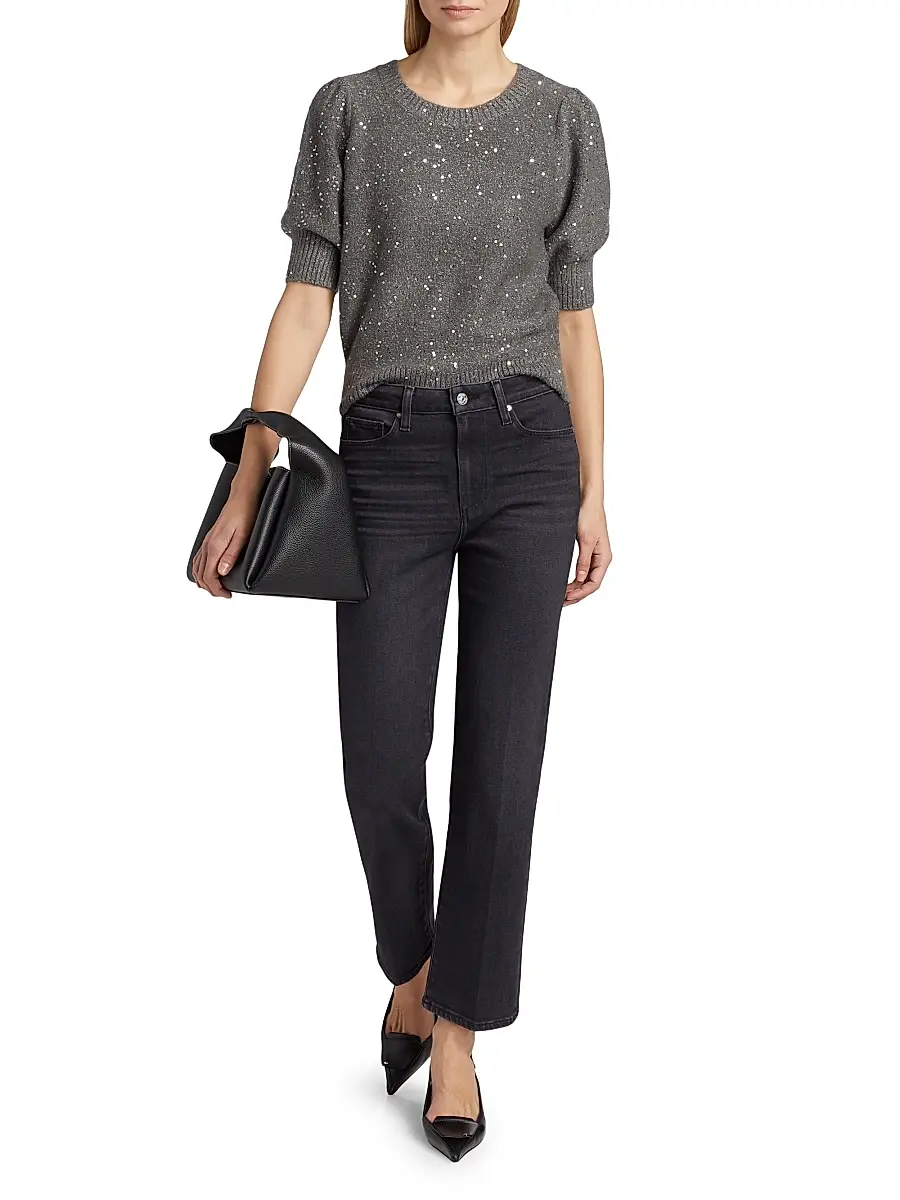 PAIGE Women's Gladiolus Sequin-Embellished Sweater | Thumbnail 2 PAIGE Women's Gladiolus Sequin-Embellished Sweater | Thumbnail 2