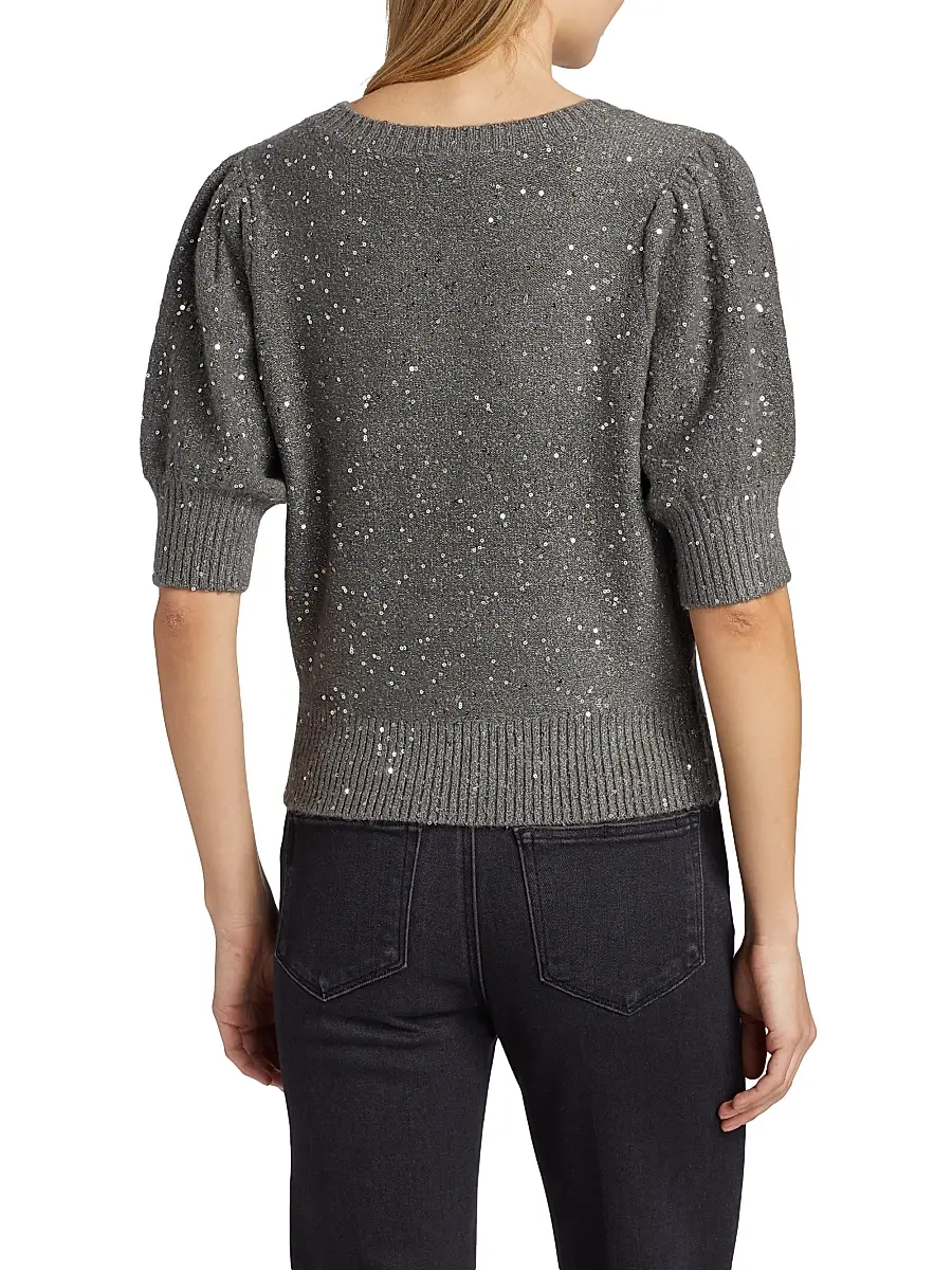 PAIGE Women's Gladiolus Sequin-Embellished Sweater | Thumbnail 5 PAIGE Women's Gladiolus Sequin-Embellished Sweater | Thumbnail 5