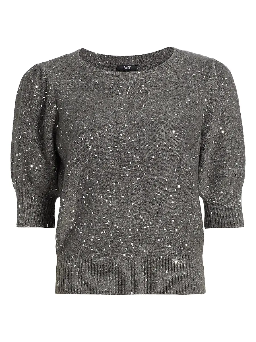 Women's Gladiolus Sequin-Embellished Sweater Women's Gladiolus Sequin-Embellished Sweater