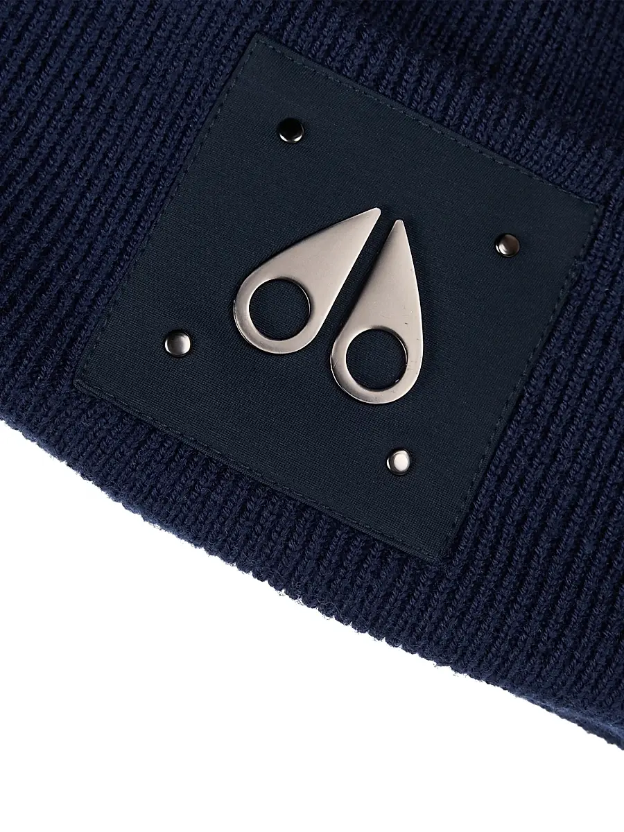 Moose Knuckles Men's Neige Wool Beanie | Thumbnail 4 Moose Knuckles Men's Neige Wool Beanie | Thumbnail 4